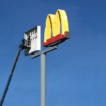 McDonald's Sign Repair and Maintenance by Electro Signs | Minnesota & Florida